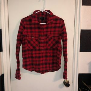 Red and Black Plaid Flannel